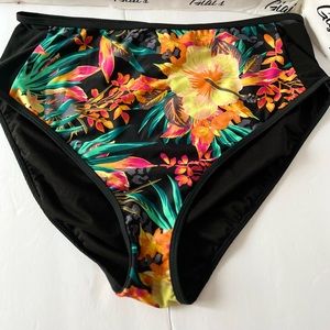 YBL  HIGHT WAIST PLUS SIZE  SWIM BOTTOMS